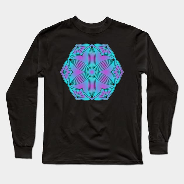 Decorative Design On Long Sleeve T-Shirt by Shop Ovov